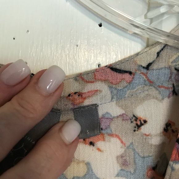 Anthropologie Ladder lace tunic top - Picture 2 of 4